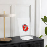 Personalised Name Acrylic Menu Holder Table Signs Stand with Base