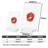 Personalised Name Acrylic Menu Holder Table Signs Stand with Base
