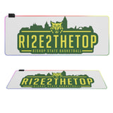 Rubber Gaming Led Mouse Pad Black RGB Desk Mat