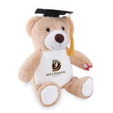 Personalized 1 Piece Graduation Stuffed Bear Belly Print