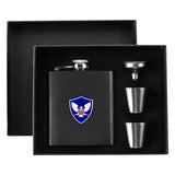 Personalized Hip Flask Set 7oz Black Stainless Steel with A Gift Box