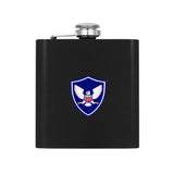 Personalized Hip Flask Set 7oz Black Stainless Steel with A Gift Box
