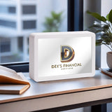 Rectangle LED Mirror Light - Personalized Photo Love Yourself Love Family