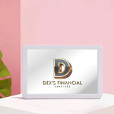 Rectangle LED Mirror Light - Personalized Photo Love Yourself Love Family