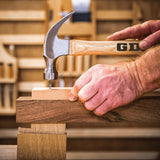 Custom Wood Hammer with Laser Engraved Unique Gift for Fathers Day
