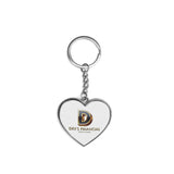 Double-Sided Heart Shape Keychain Car Chain Bags Chain