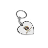 Double-Sided Heart Shape Keychain Car Chain Bags Chain