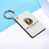 Universal MDF Keychain Rectangle Bags Chain Car Chain