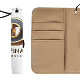 Brown Phone Flip Case PU Leather Cover for Most Mobile Phone Models