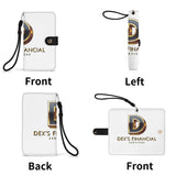 Black Phone Flip Case PU Leather Cover for Most Mobile Phone Models