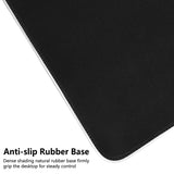 Rubber Gaming Led Mouse Pad Black RGB Desk Mat