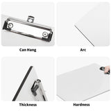 Decorative Hardboard Wood Clipboard for Students Office (with clip)