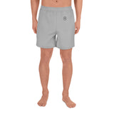 Light Grey Men's Athletic Long Shorts
