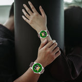 Bishop  Green Instafamous Wide Type Quartz watch - Wear Freedom Wear