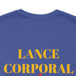 Lance Corporal of Marines Jersey Short Sleeve Tee