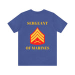 Sergeant of Marines Jersey Short Sleeve Tee