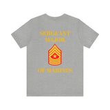 Sergeant Major of Marines Jersey Short Sleeve Tee