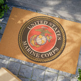 United States Marine Corps Doormat - Military Welcome Mat with USMC Emblem