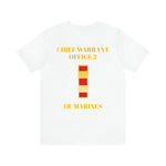 Chief Warrant Office 2 of Marines Jersey Short Sleeve Tee