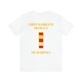 Chief Warrant Office 2 of Marines Jersey Short Sleeve Tee