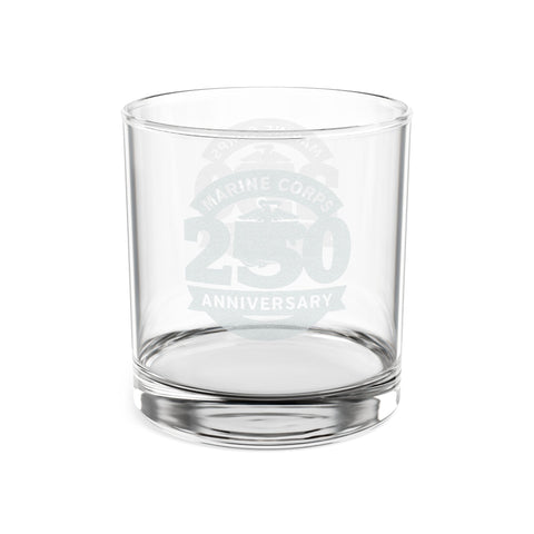 Marine Corps 250 Years Custom Engraved Whiskey Glass, 10.5oz, Personalized Gift for Whiskey Lovers, Unique Barware, Memorial Glass, Special Occasions
