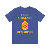 First Sergeant of Marines Jersey Short Sleeve Tee