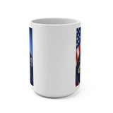 The Chief Police Chief Mug — 15oz Patriotic Officer Coffee Cup - Wear Freedom Wear
