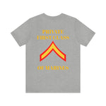 Private First Class of Marines Jersey Short Sleeve Tee