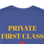 Private First Class of Marines Jersey Short Sleeve Tee