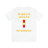 Warrant Officer of Marines Jersey Short Sleeve Tee