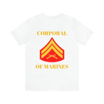 Corporal of Marines Jersey Short Sleeve Tee