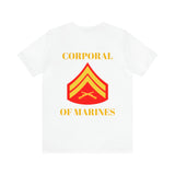 Corporal of Marines Jersey Short Sleeve Tee