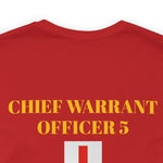 Chief Warrant Officer 5 of Marines Jersey Short Sleeve Tee