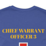 Chief Warrant Officer 3 of Marines Jersey Short Sleeve Tee