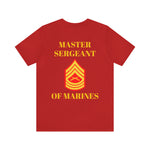 Master Sergeant of Marines Jersey Short Sleeve Tee