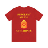 Sergeant Major of Marines Jersey Short Sleeve Tee