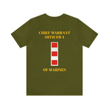 Chief Warrant Officer 4 of Marines Jersey Short Sleeve Tee