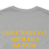 Chief Warrant Officer 3 Gunner of Marines Jersey Short Sleeve Tee