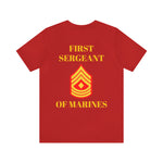 First Sergeant of Marines Jersey Short Sleeve Tee