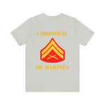 Corporal of Marines Jersey Short Sleeve Tee