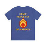 Staff Sergeant of Marines Jersey Short Sleeve Tee