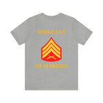 Sergeant of Marines Jersey Short Sleeve Tee