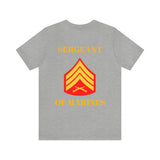 Sergeant of Marines Jersey Short Sleeve Tee