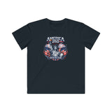 Kids Tee — 'America 250' Patriotic Statue of Liberty Design (Fourth of July, Memorial Day)