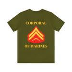 Corporal of Marines Jersey Short Sleeve Tee