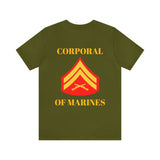 Corporal of Marines Jersey Short Sleeve Tee