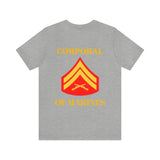 Corporal of Marines Jersey Short Sleeve Tee