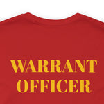 Warrant Officer of Marines Jersey Short Sleeve Tee