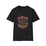Why Moms Matter T-Shirt — Floral Mother's Day Appreciation Tee - Wear Freedom Wear