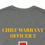 Chief Warrant Officer 3 of Marines Jersey Short Sleeve Tee